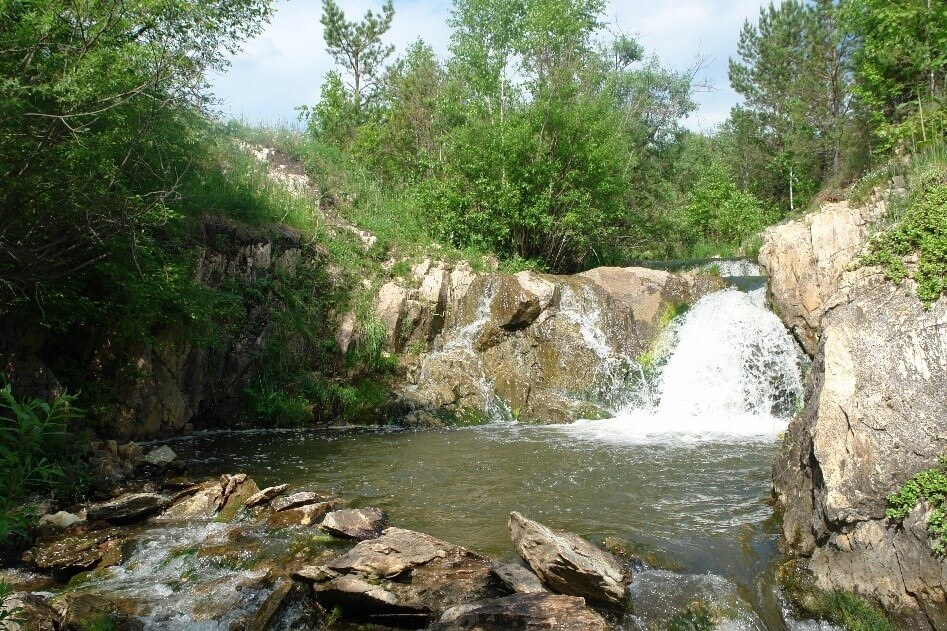 Водопад в д. Каменушка